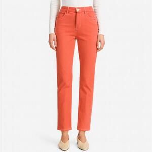 Loro Piana Luxury Red Straight Leg Cotton Jeans Size 40